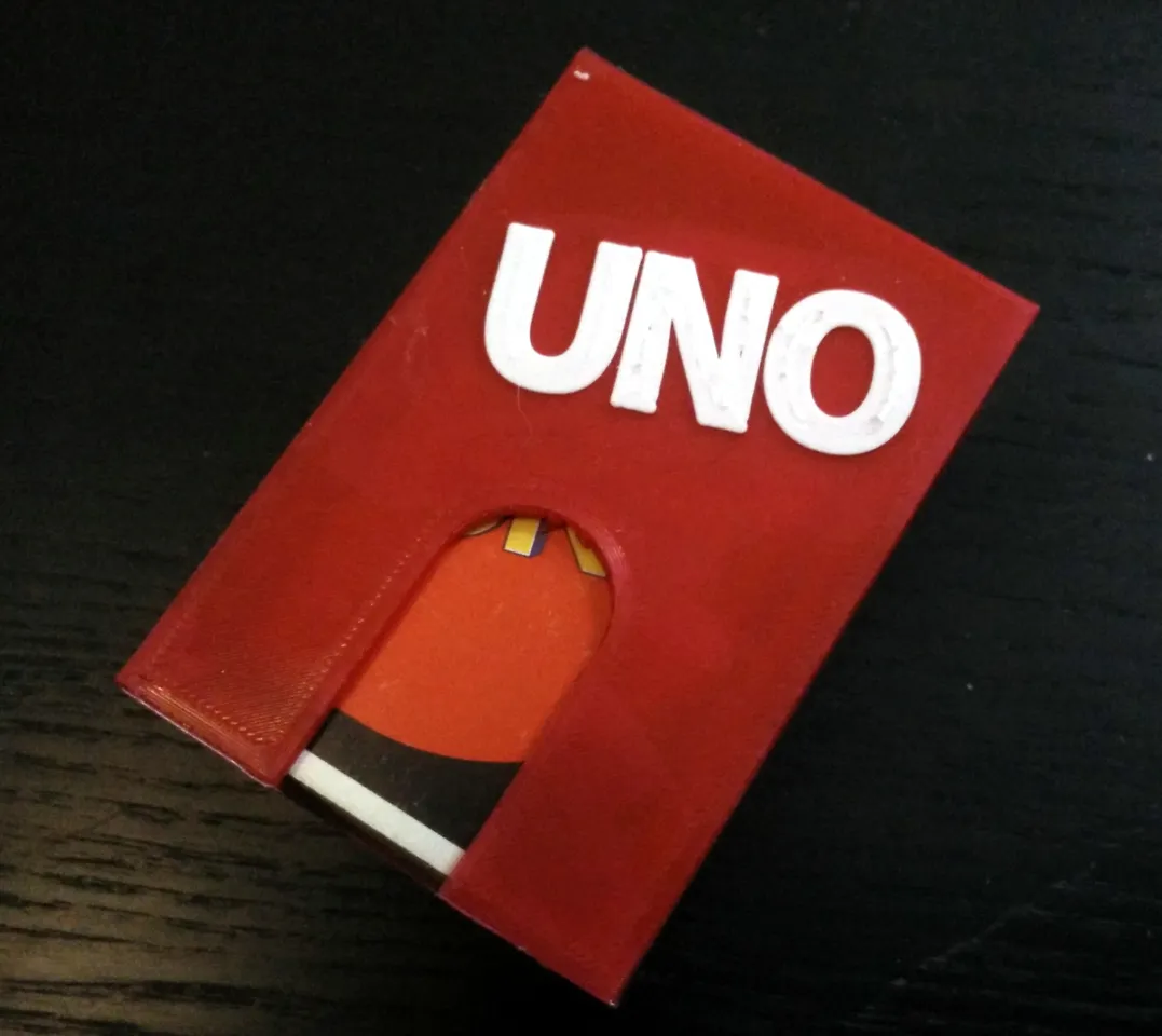 UNO Playing Cards Holder - UNO - Karten - Etui by planetar, Download free  STL model